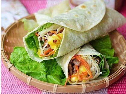 味增牛肉卷饼