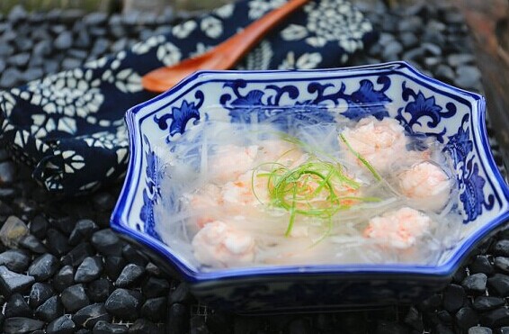 萝卜丝虾丸汤|餐饮界